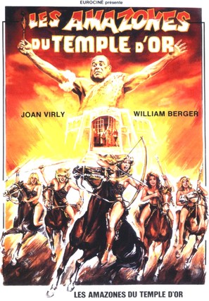 Les amazones du temple d&#039;or - French Movie Poster (thumbnail)