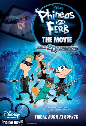 Phineas and Ferb: Across the Second Dimension - Movie Poster (thumbnail)