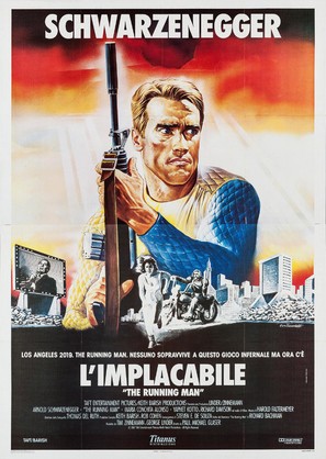 The Running Man - Italian Movie Poster (thumbnail)