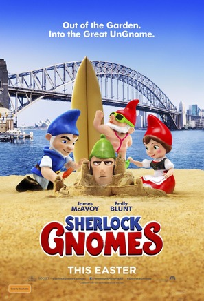 Sherlock Gnomes - Australian Movie Poster (thumbnail)