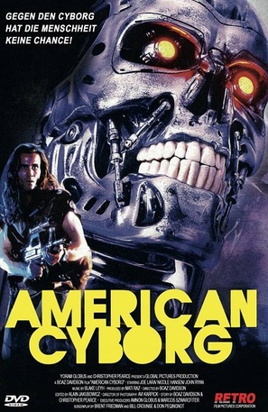 American Cyborg: Steel Warrior - German DVD movie cover (thumbnail)