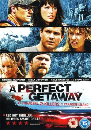 A Perfect Getaway - British DVD movie cover (thumbnail)