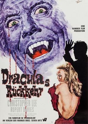 Dracula Has Risen from the Grave - German Movie Poster (thumbnail)