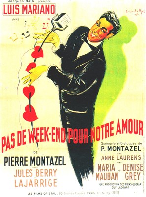 Pas de week-end pour notre amour - French Movie Poster (thumbnail)