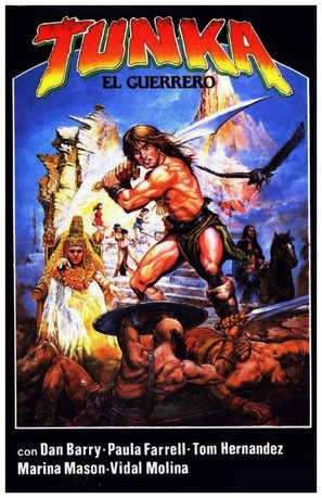 Tunka el guerrero - Spanish Movie Poster (thumbnail)