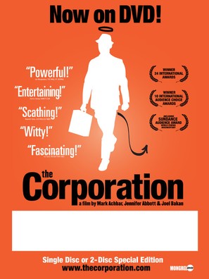 The Corporation - Canadian Video release movie poster (thumbnail)