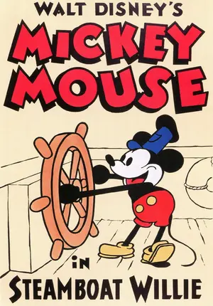 Steamboat Willie Poster