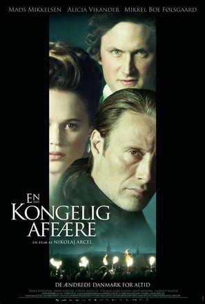 En kongelig aff&aelig;re - Danish Movie Poster (thumbnail)