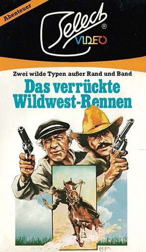 Incredible Rocky Mountain Race - German VHS movie cover (thumbnail)