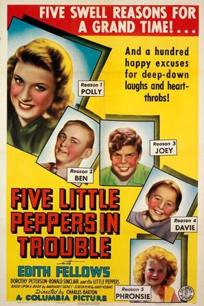 Five Little Peppers in Trouble - Movie Poster (thumbnail)