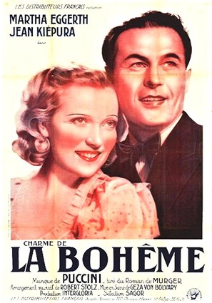 Zauber der Boheme - French Movie Poster (thumbnail)