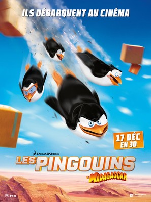Penguins of Madagascar - French Movie Poster (thumbnail)