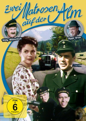 Zwei Matrosen auf der Alm - German DVD movie cover (thumbnail)