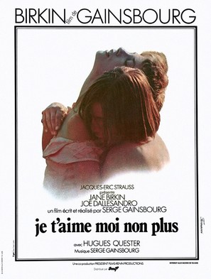 Je t&#039;aime moi non plus - French Movie Poster (thumbnail)
