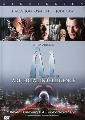 Artificial Intelligence: AI - DVD movie cover (thumbnail)