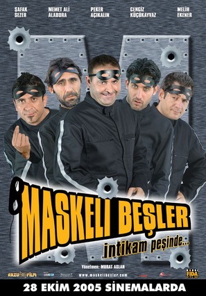 Maskeli besler intikam pesinde - Turkish Movie Poster (thumbnail)