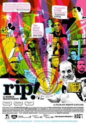 RiP: A Remix Manifesto - Canadian Movie Poster (thumbnail)