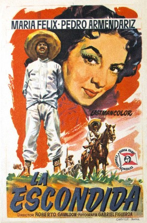 La escondida - Spanish Movie Poster (thumbnail)