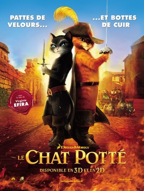 Puss in Boots - French Movie Poster (thumbnail)