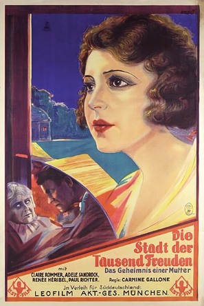 Die Stadt der tausend Freuden - German Movie Poster (thumbnail)