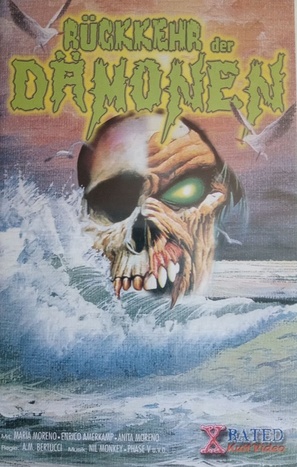 Die Insel der D&auml;monen - German VHS movie cover (thumbnail)