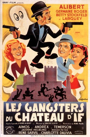 Gangsters du ch&acirc;teau d&#039;If, Les - French Movie Poster (thumbnail)