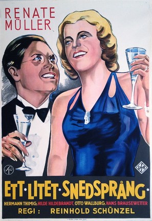 Der kleine Seitensprung - Swedish Movie Poster (thumbnail)