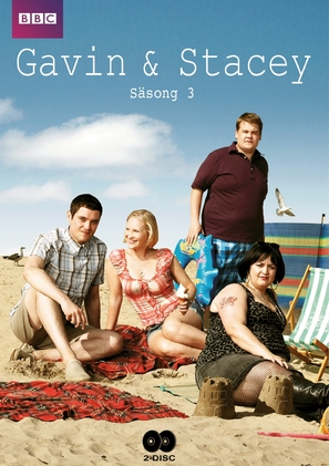&quot;Gavin &amp; Stacey&quot; - Swedish DVD movie cover (thumbnail)