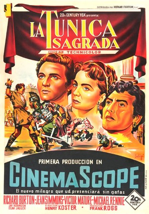 The Robe - Spanish Movie Poster (thumbnail)