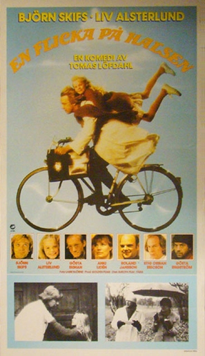 En flicka p&aring; halsen - Swedish Movie Poster (thumbnail)