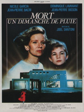 Mort un dimanche de pluie - French Movie Poster (thumbnail)