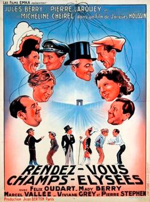 Rendez-vous Champs-Elys&eacute;es - French Movie Poster (thumbnail)