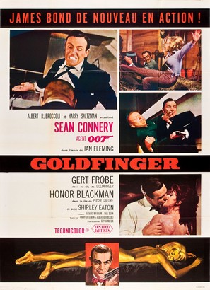 Goldfinger - French Movie Poster (thumbnail)