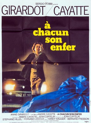 &Agrave; chacun son enfer - French Movie Poster (thumbnail)