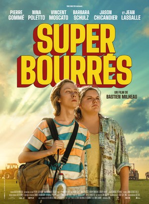 Super bourr&eacute;s - French Movie Poster (thumbnail)