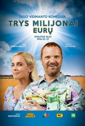 Trys Milijonai Euru - Lithuanian Movie Poster (thumbnail)