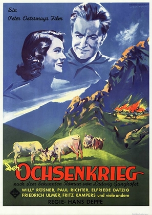 Der Ochsenkrieg - German Movie Poster (thumbnail)