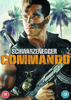 Commando - British DVD movie cover (thumbnail)