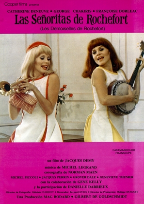 Les demoiselles de Rochefort - Spanish Movie Poster (thumbnail)