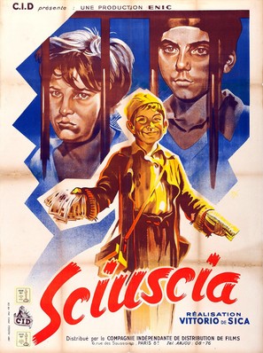 Sciusci&agrave; - French Movie Poster (thumbnail)