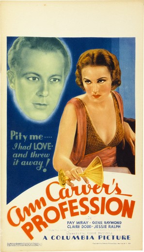 Ann Carver&#039;s Profession - Movie Poster (thumbnail)