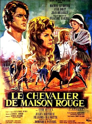 Le chevalier de Maison Rouge - French Movie Poster (thumbnail)