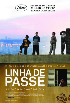 Linha de Passe - Brazilian Movie Poster (thumbnail)