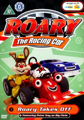 &quot;Roary the Racing Car&quot; - British DVD movie cover (thumbnail)