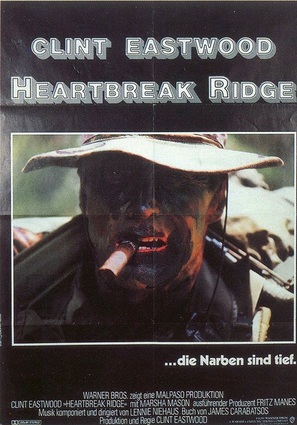 Heartbreak Ridge - German Movie Poster (thumbnail)