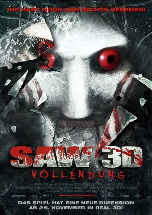 Saw 3D - German Movie Poster (thumbnail)
