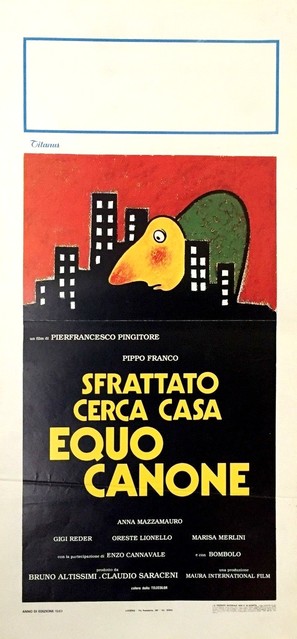 Sfrattato cerca casa equo canone - Italian Movie Poster (thumbnail)
