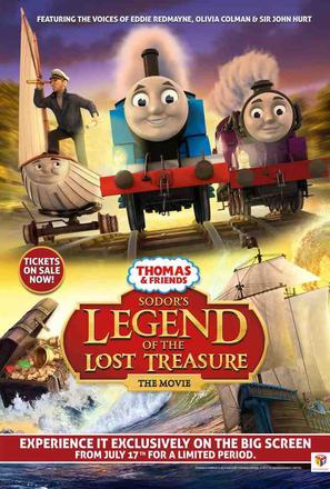 Thomas &amp; Friends: Sodor&#039;s Legend of the Lost Treasure - British Movie Poster (thumbnail)