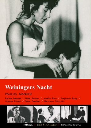 Weiningers Nacht - Austrian DVD movie cover (thumbnail)