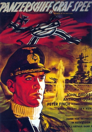 The Battle of the River Plate - German Movie Poster (thumbnail)